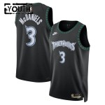 Maillot NBA Minnesota Timberwolves Jaden Mcdaniels Nike 2025-26 Classic Edition Noir Swingman - Enfant